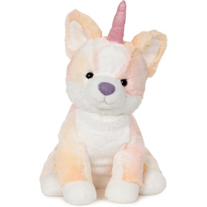 image:imageGUND Cotton Candy Llamacorn Plush Toy Unicorn Stuffed Animal for Ages 1 and Up BlueRainbow 11Corgi