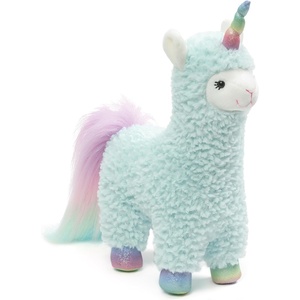 image:imageGUND Cotton Candy Llamacorn Plush Toy Unicorn Stuffed Animal for Ages 1 and Up BlueRainbow 11Llama