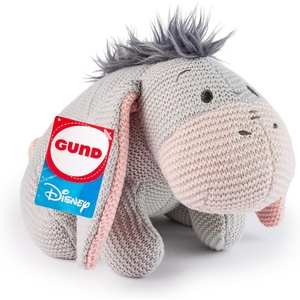 image:imageGUND Disney Official Pooh and Piglet Knit Plush Winnie the Pooh Stuffed Animal for Ages 1 and Up YellowPink 10Eeyore