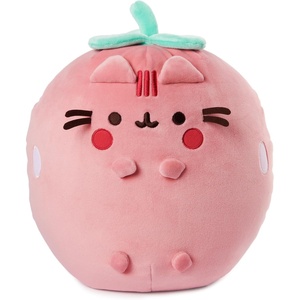 image:imageGUND Pusheen Strawberry Scented Squisheen Plush Squishy Toy Stuffed Animal for Ages 8 and Up Pink 11Multi Color