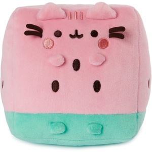 image:imageGUND Pusheen Watermelon Plush Cat Stuffed Animal for Ages 8 and Up PinkGreen 6Multi Color