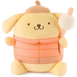 image:imageGUND Sanrio Official Hello Kitty and Friends Pompompurin Camping Plush Collectible Plush Toy Stuffed Animal for Ages 1 and Up Pink 6