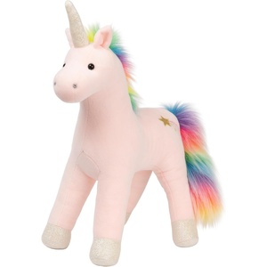 image:imageGUND Starflower Rainbow Unicorn Stuffed Animal Plush Unicorn for Ages 1 and Up Pink 15Starflower