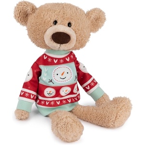 image:imageGUND Toothpick Stripes Teddy Bear Stuffed Animal for Ages 1 and Up BlackWhite 15Toothpick Bear Winter
