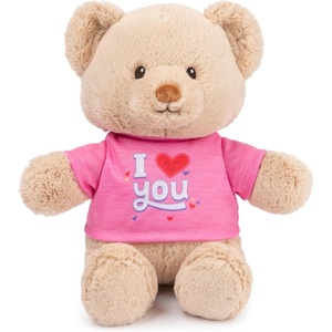 image:imageGUND You Got This Sustainable Message Bear with Green TShirt Teddy Bear Made from 100 Recycled Materials for Ages 1 and Up Tan 12Tshirt Teddy Bear I Love You