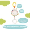 image:imageBaby GUND Tinkle Crinkle Pull and Play Sensory Toy Ultra Soft Animal Plush Toy for Babies and Newborns