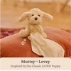 image:imageGUND Baby Muttsy Plush Lovey Stuffed Puppy with Baby Blanket Stuffed Animal Sensory Toy Cream 14