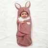 image:imageGUND Baby Oh So Snuggly Bunny Blanket Wrap Plush Hooded Baby Blanket Wrap for Newborns PinkCream 26Blanket Wrap 26 Bunny
