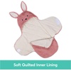 image:imageGUND Baby Oh So Snuggly Bunny Blanket Wrap Plush Hooded Baby Blanket Wrap for Newborns PinkCream 26Blanket Wrap 26 Bunny