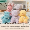 image:imageGUND Baby Oh So Snuggly Bunny Stuffed Animal Bunny Toddler Toy Dusty Rose Pink 125Cow 125