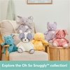 image:imageGUND Baby Oh So Snuggly Bunny Stuffed Animal Bunny Toddler Toy Dusty Rose Pink 125GreyWhite Puppy 12