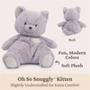 image:imageGUND Baby Oh So Snuggly Bunny Stuffed Animal Bunny Toddler Toy Dusty Rose Pink 125Kitten 125