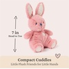 image:imageGUND Baby Oh So Snuggly Littles Bunny Rabbit Small Stuffed Animals Bunny Stuffed Animal Plush Toys for Infants and Toddlers Pink 7