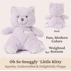 image:imageGUND Baby Oh So Snuggly Littles Kitten Small Stuffed Animals Cat Stuffed Animal Plush Toys for Infants and Toddlers Purple 7