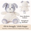 image:imageGUND Baby Oh So Snuggly Littles Puppy Dog Small Stuffed Animals Dog Stuffed Animal Plush Toys for Infants and Toddlers WhiteGray 7