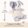 image:imageGUND Baby Oh So Snuggly Littles Puppy Dog Small Stuffed Animals Dog Stuffed Animal Plush Toys for Infants and Toddlers WhiteGray 7