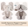 image:imageGUND Baby PeekaBoo Peeki Puppy Plush Dog Stuffed Animal Baby Toy for Ages 0 and Up BrownCream 7Flappy Elephant