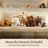 image:imageGUND Baby Philbin Plush Lovey Teddy Bear with Baby Blanket Stuffed Animal Sensory Toy Brown 14