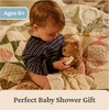 image:imageGUND Baby Philbin Plush Lovey Teddy Bear with Baby Blanket Stuffed Animal Sensory Toy Brown 14