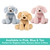 image:imageGUND Baby Spunky Barking Puppy Stuffed Animal Sound Toy Animated Plush Sensory Toy with Sounds for Babies and Newborns Blue 8Blue 8