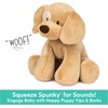 image:imageGUND Baby Spunky Barking Puppy Stuffed Animal Sound Toy Animated Plush Sensory Toy with Sounds for Babies and Newborns Blue 8Blue 8