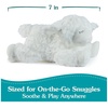 image:imageGUND Baby Sustainable Lamb Rattle Winky Lamb Stuffed Animal Plush Made from 100 Recycled Materials Plush Rattle Sensory Toy for Babies White 7