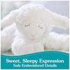 image:imageGUND Baby Sustainable Lamb Rattle Winky Lamb Stuffed Animal Plush Made from 100 Recycled Materials Plush Rattle Sensory Toy for Babies White 7