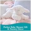 image:imageGUND Baby Sustainable Lamb Rattle Winky Lamb Stuffed Animal Plush Made from 100 Recycled Materials Plush Rattle Sensory Toy for Babies White 7