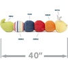 image:imageGUND Baby Tinkle Crinkle Jumbo Caterpillar Sensory Stimulating Plush Toy 40