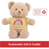 image:imageGUND Be Brave Sustainable Message Bear with Blue TShirt Teddy Bear Made from 100 Recycled Materials for Ages 1 and Up Tan 12Tshirt Teddy Bear Good Vibes