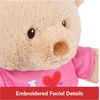 image:imageGUND Be Brave Sustainable Message Bear with Blue TShirt Teddy Bear Made from 100 Recycled Materials for Ages 1 and Up Tan 12Tshirt Teddy Bear I Love You