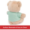 image:imageGUND Be Brave Sustainable Message Bear with Blue TShirt Teddy Bear Made from 100 Recycled Materials for Ages 1 and Up Tan 12Tshirt Teddy Bear You Got This
