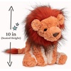 image:imageGUND Cozys Collection Lion Plush Stuffed Animal for Ages 0 and Up OrangeRed 10