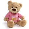 image:imageGUND Get Well TShirt Message Teddy Bear Stuffed Animal Plush Pink 125Pink