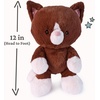 image:imageGUND Hazel Kitten Plush Toy Premium Kitten Stuffed Animal Sensory Toy for Ages 0 and Up Brown 12