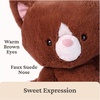image:imageGUND Hazel Kitten Plush Toy Premium Kitten Stuffed Animal Sensory Toy for Ages 0 and Up Brown 12