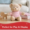 image:imageGUND Its a Girl Sustainable Message Bear with Pink TShirt Teddy Bear Made from 100 Recycled Materials for Ages 1 and Up Tan 12