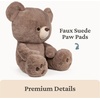 image:imageGUND Kai Teddy Bear Premium Plush Toy Stuffed Animal for Ages 1 amp Up TaupeLight Brown 2323