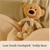 image:imageGUND Lost Tooth Toothpick Bear Premium Teddy Bear with Pajamas and Pocket for Notes or Baby Tooth Stuffed Animals for Ages 0 and Up Brown 10Multicolor