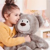 image:imageGUND Mukki Teddy Bear Premium Stuffed Animal for Ages 1 and Up BrownCream 16