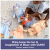 image:imageGUND Official Bluey Plush Ring Rattle Bluey Baby Rattle Sensory Toy for Babies Blue 6Bingo