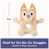 image:imageGUND Official Bluey Plush Ring Rattle Bluey Baby Rattle Sensory Toy for Babies Blue 6Bingo