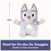 image:imageGUND Official Bluey Plush Ring Rattle Bluey Baby Rattle Sensory Toy for Babies Blue 6Bluey