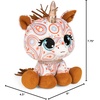 image:imageGUND PLushes Designer Fashion Pets Cyndi Pupowski Dog Premium Stuffed Animal Soft Plush Pink and Orange 6Blue