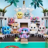 image:imageGUND PLushes Designer Fashion Pets Shelly Newport Premium Dog Stuffed Animal Purple and Blue 6