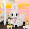 image:imageGUND PLushes Pets Kennedy Karrats Designer Fashion Plush Toy Collectible Bunny Stuffed Animal Pink and Green 6