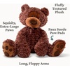 image:imageGUND Philbin Classic Teddy Bear Premium Stuffed Animal for Ages 1 and Up Beige 18Jumbo Philbin Brown 29