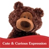 image:imageGUND Philbin Classic Teddy Bear Premium Stuffed Animal for Ages 1 and Up Chocolate Brown 18Philbin