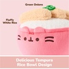 image:imageGUND Pusheen Bento Katsu Rice Bowl Plush Squishy Toy Collectible Plush Toy Food Plushies Stuffed Animal for Ages 8 and Up Pink 6
