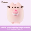 image:imageGUND Pusheen Cherry Macaron Squisheen Plush Squishy Toy Collectible Dessert Food Toy Cat Stuffed Animal for Ages 8 and Up Pink 95